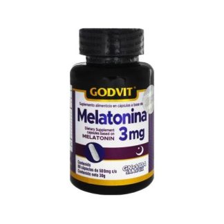 CAPS. MELATONINA 3MG C 60 GODVIT GN+VIDA