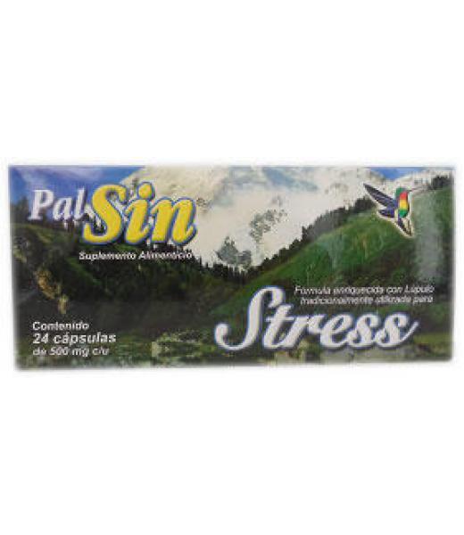 CAPS. PAL SIN STRESS C 24 500MG MEDICAMENTOS N. ALOPATIA Y NATURISMO