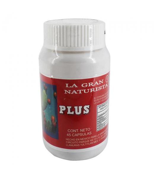 CAPS. RAIZ DE NOPAL REF. CON RAIZ DE TORONJA PLUS C 45 LA GRAN NATURISTA