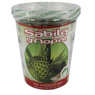 CAPS. SABILA Y NOPAL C 150 HERBOMEDI