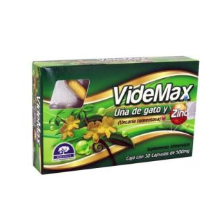 CAPS. VIDEMAX Uña dE GATO Y ZINC C 30 500MG LAB. NATUTECH