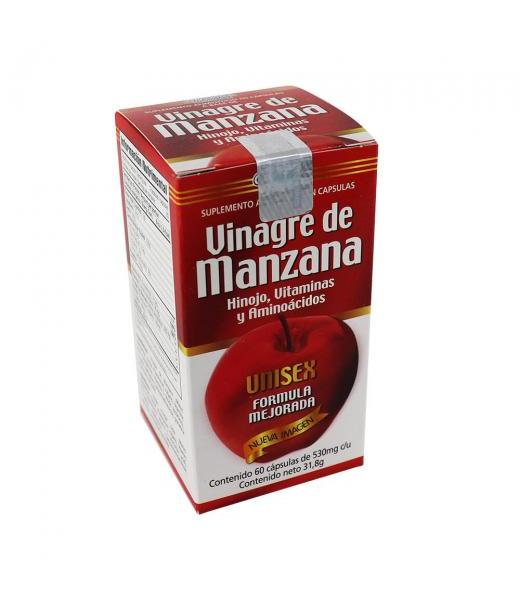 CAPS. VINAGRE DE MANZANA C 60 C HINOJOVIT Y AMINOACIDOS GN+VIDA