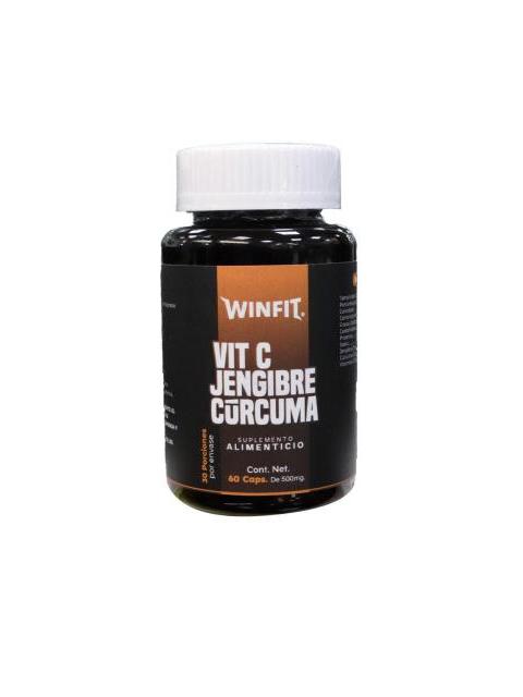 CAPS. VIT C JENGIBRE CURCUMA C 60 500 MG WINFIT PRODUCTS