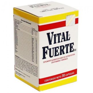 CAPS. VITAL FUERTE C 30 A BASE DE LECITINA DE SOYA CON VIT Y MINE FARMAMEDICA