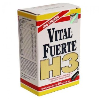 CAPS. VITAL FUERTE H3 C 30 CON GINSENG A BASE DE MEZCLA DE VEGETA FARMAMEDICA
