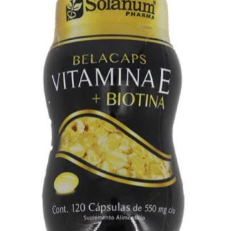CAPS. VITAMINA E+BIOTINA C 120 BELACAPS SOLANUM PHARMA