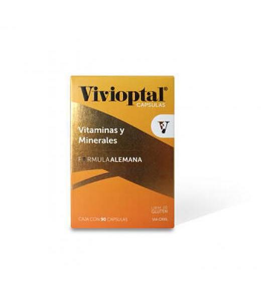 CAPS. VIVIOPTAL C 90 VITAMINAS Y MINERALES FORMULA ALEMANA. VIVIOPTAL