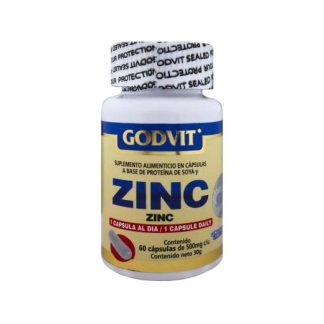 CAPS. ZINC C 60 GODVIT GN+VIDA