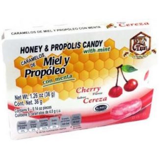 CARAMELO DE PROPOLEO SABOR CEREZA 36 G LA TIA TRINI P 12