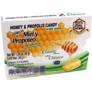 CARAMELO DE PROPOLEO SABOR MIEL 36 G LA TIA TRINI P 12
