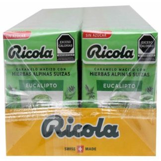 CARAMELO HIERBAS EUCALIPTO 27.5 G RICOLA P 20