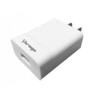 CARGADOR DE PARED VORAGO 5V USB BLANCO