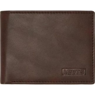 CARTERA CORTE SINTETICO CAFE LEVIS STRAUSS