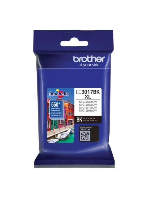 CARTUCHO BROTHER DE ALTO RENDIMIENTO LC-3017BK NEGRO 550 PAGINAS