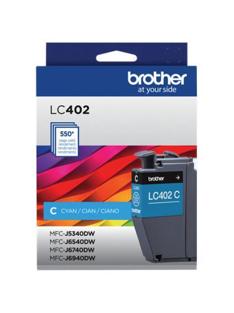 CARTUCHO BROTHER LC402C CIAN 550 PAGINAS