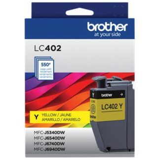 CARTUCHO BROTHER LC402Y ALTO RENDIMIENTO AMARILLO 550 PAGINAS