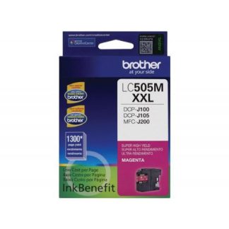 CARTUCHO BROTHER LC-505M MAGENTA 1300 PAGINAS