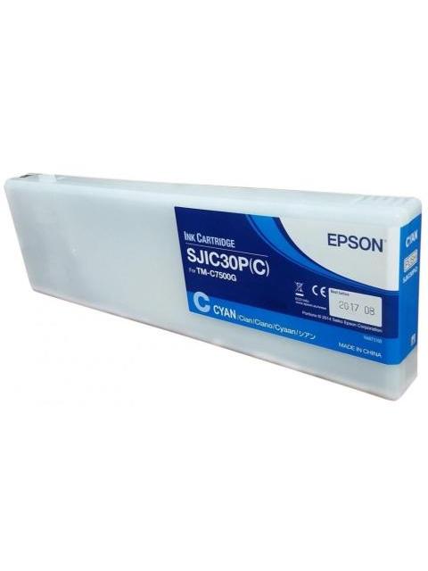 CARTUCHO EPSON SJIC30P CIAN GLOSS PARA COLORWORKS C7500G
