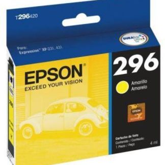 CARTUCHO EPSON T296420-AL INYECCION XP-231 XP-431 250 PAG AMARILLO