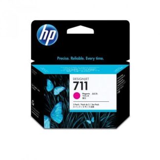 CARTUCHO HP 711 PAQUETE TRIPLE MAGENTA ORIGINAL 29ML