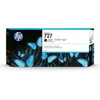 CARTUCHO HP 727 NEGRO MATE ORIGINAL 300ML