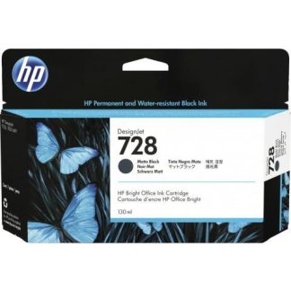 CARTUCHO HP 728 NEGRO MATE 130ML