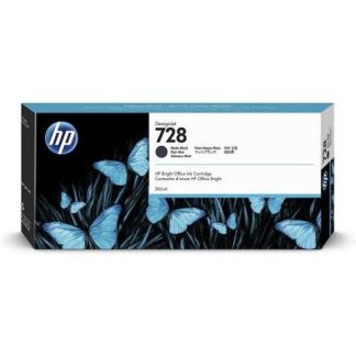 CARTUCHO HP 728 NEGRO MATE ORIGINAL 300ML