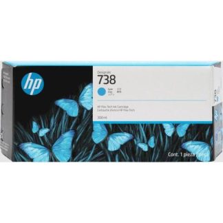 CARTUCHO HP 738 ALTO RENDIMIENTO CIAN 300ML