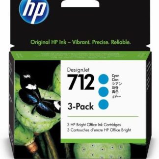CARTUCHO HP DESIGNJET 712 CYAN ORIGINAL 29 ML - 3 PIEZAS