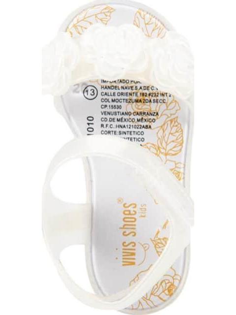 SANDALIA PLANA BLANCO VIVIS SHOES KIDS - Image 5