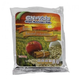 CEREAL AVENA INTEGRAL INSTANTANEA CON MANZANA Y CANELA 500GR GN+VIDA