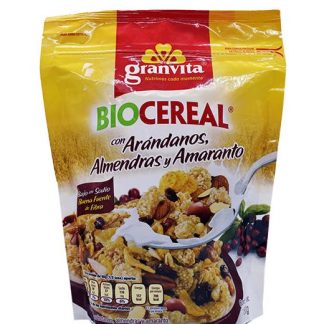CEREAL CON ARANDANOS Y AMARANTO 180 G GRANVITA