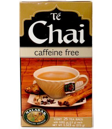 CHAI SIN CAFEINA 25 BOLSITAS MALABAR