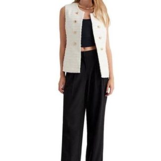 CHALECO DAMA MARFIL HOLLY LAND