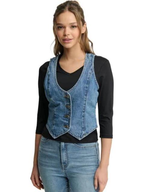 CHALECO MEZCLILLA AZUL HOLLY LAND