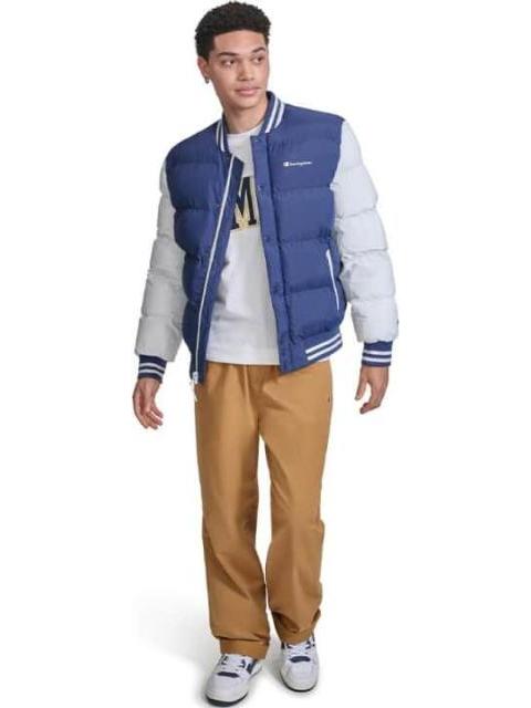 CHAMARRA BOMBER AZUL CHAMPION