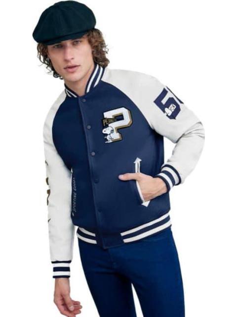 CHAMARRA BOMBER PEANUTS AZUL PEANUTS