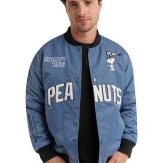 CHAMARRA BOMBER PEANUTS AZUL PEANUTS