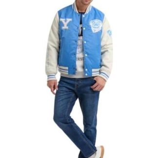 CHAMARRA BOMBER YALE AZUL YALE UNIVERSITY