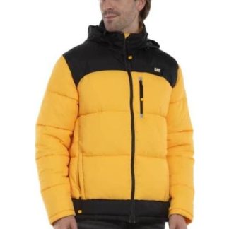 CHAMARRA CAPITONADA AMARILLO CATERPILLAR