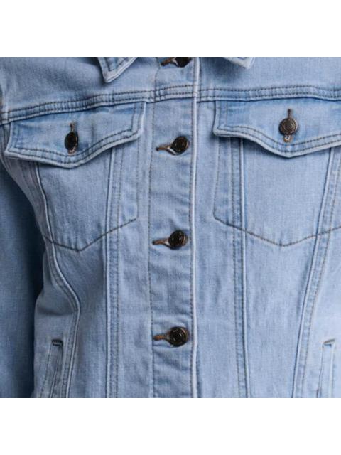 CHAMARRA DE MEZCLILLA GRIS HOLLY LAND - Image 6