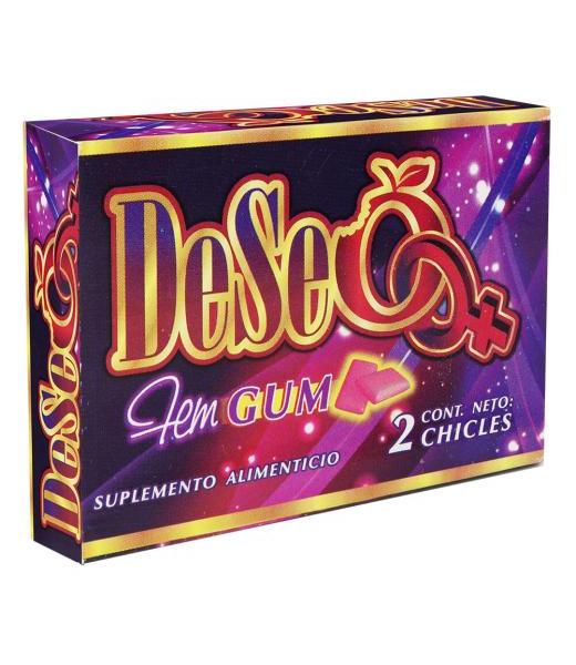 CHICLE DESEO MUJER FEM GUM SOLO PARA DIABETICOS