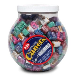 CHICLES CANEL'S VITROLERO CON 300 PIEZAS DE 4 CHICLES