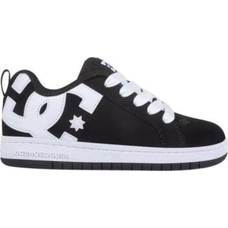CHOCLO TENIS CASUAL URBANO ZAP 7-BKW COURT GRAFFIK BLANCO/NEGRO DC SHOES