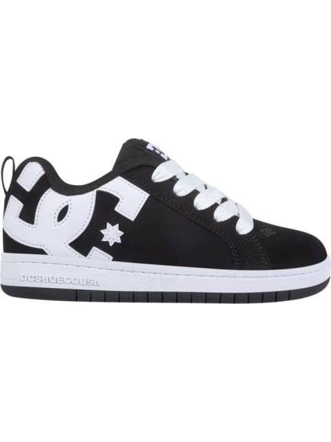 CHOCLO TENIS CASUAL URBANO ZAP 7-BKW COURT GRAFFIK BLANCO/NEGRO DC SHOES