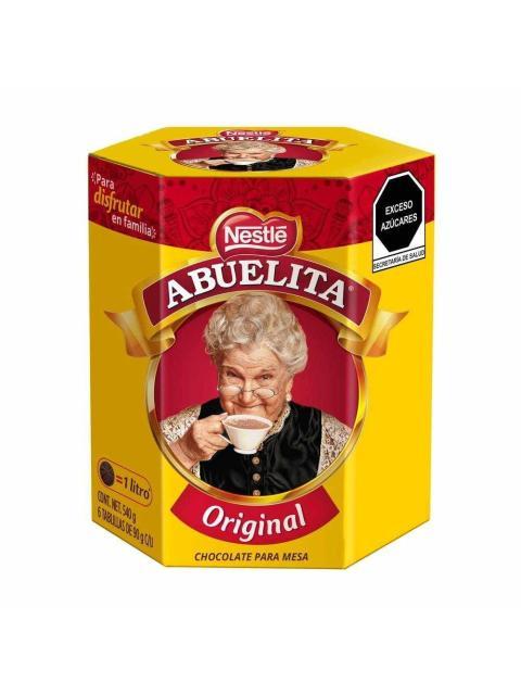 CHOCOLATE DE MESA EN BARRA ABUELITA CON 6 TABLILLAS DE 90 GR