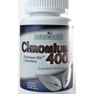 CHROMIUM 400 CON L CARNITINA 60 CAP NATURAL HEALTH