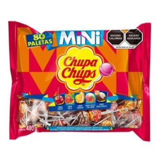 CHUPA CHUPS MINI CON 80 PZ DE 6 GR