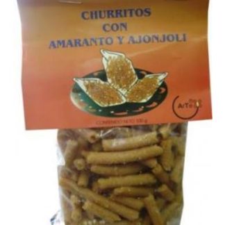 CHURRITOS DE AMARANTO NAT 100 G ARTE AMARANTO C 10