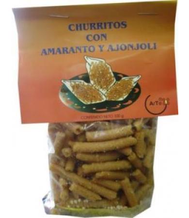 CHURRITOS DE AMARANTO NAT 100 G ARTE AMARANTO C 10